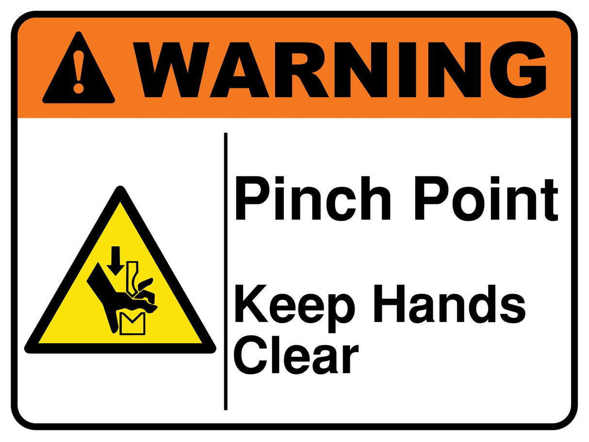 Pinch Point Keep Hands Clear